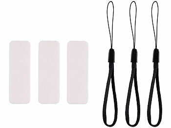 Luminea Home Control 5er-Set Temperatur- & Feuchtigkeitssensoren, WLAN-Gateway, App, IP65 