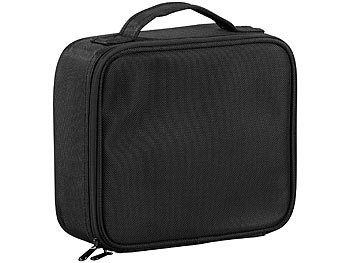 Organizer Da Viaggio Per Cavi E Accessori Elettronici – Borsa Impermeabile In Nylon Con 2 Scomparti – Porta Power Bank, Caricabatterie, SD, Penne E Cosmetici