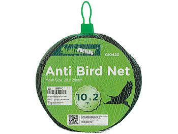 Filmer Vogelschutznetz Laubschutznetz 5x4 m grün 25028 0,11€ / m² 