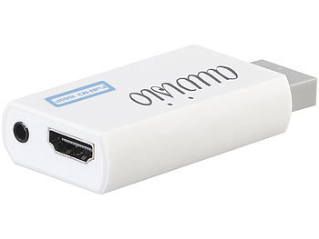 auvisio Wii-HDMI-Adapter für Full-HD-Auflösung, bis 60 Bilder/Sek.