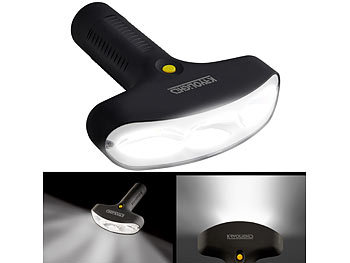 Taschenlampe LED Licht 800Lm Akku inkl.Ladegerät Kfz Handleuchte Schwarz 5017 
