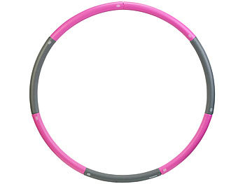 PEARL sports 2er-Set Hula-Hoop-Reifen, Schaumstoff-Ummantelung, bis 1,8kg, Ø 98cm