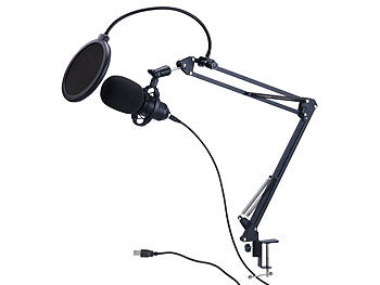 Dynamisches Mic Mikrofon Mikrophone inkl Dreibein Halter Ständer Mikrofonständer 