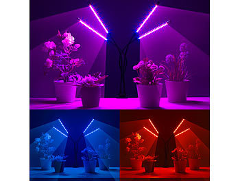 LED Pflanzenlampe Pflanzenlicht Dimmbar Rot Blau Wuchs Licht Pflanzenbeleuchtung 