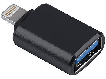 Callstel 4er-Set kompakte USB-3.0-OTG-Adapter für Lightning-Anschluss