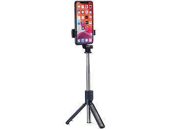 PEARL 2er-Set 2in1-Smartphone-Stativ & Selfie-Stick bis 68 cm
