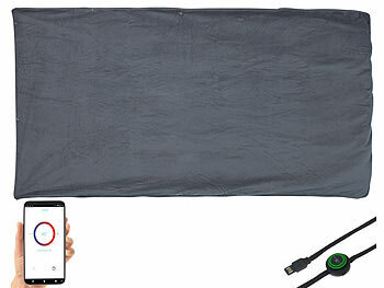 Wilson Gabor 2er-Set Decke mit IR-Heizelement, Bluetooth, App, bis 65 °C, 180x100cm