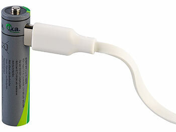 tka Wiederaufladbare Batterien Typ AAA, 600mWh, schnellladen per USB, 1,5V