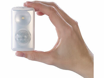PEARL LED-Nachtlicht mit Bewegungs- und Dämmerungs-Sensor, Batteriebetrieb