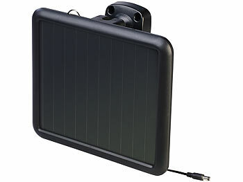 Luminea 2er-Set 3-fach-Solar-LED-Fluter für außen, PIR-Sensor, 3.600 lm