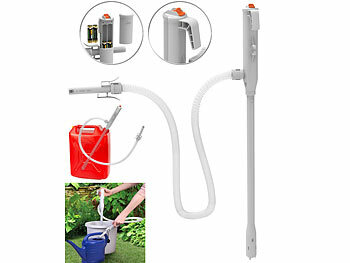 AGT Hand-Pumpe: Wasser-Handpumpe mit rostfreiem Stahlhebel