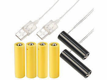 LED Kerze 230V dauerhaft Ersatz Anschluss Stromkabel Kabel Power Stecker