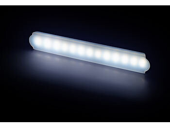 Lunartec 2er-Set Akku-LED-Leselampen für Wand & Unterschrank, einstellbar, 24cm
