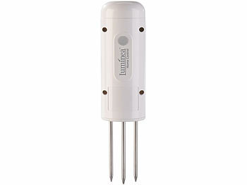 Luminea Home Control 2er-Set smarte ZigBee-Boden-Feuchtigkeits- & Temperatursensoren