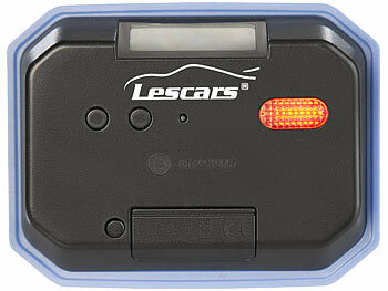 Lescars 4er-Set ultrakompakte, digitale e-Parkscheiben mit ECE-Zulassung