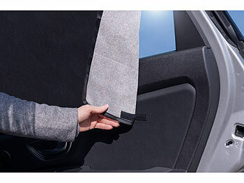 Lescars 8er-Set Universal-Auto-Sonnenschutz, mit Magnet-Fixierung & UV-Schutz