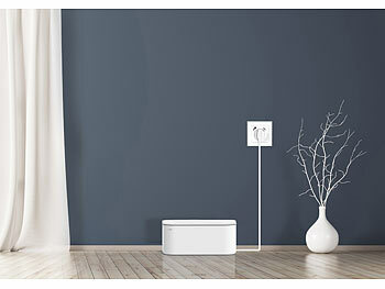 6-fach Steckdosenleiste mit Kabelbox 