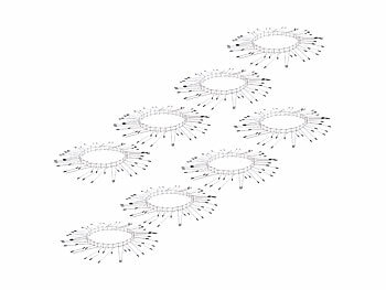 Marder-Katzenabwehr: Exbuster 8er-Set Marder-& Katzen-Abwehrgürtel, Edelstahl, für bis Ø 12 cm 