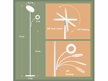 LED Stehlampe modern