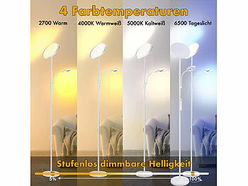 Stehlampe mit CCT-Technologie