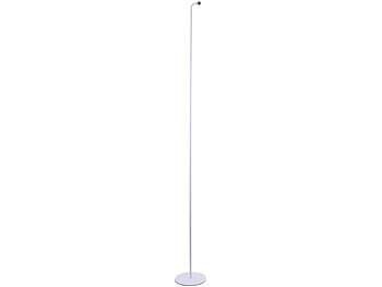 Lunartec Magnetischer Bodenständer für 3in1 Akku-Lampe, 150 cm, weiß 