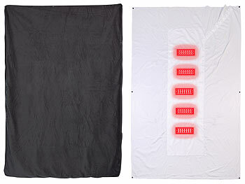 Wilson Gabor 2er-Set Decke mit IR-Heizelement, Bluetooth, App, bis 65°C, 180x135 cm