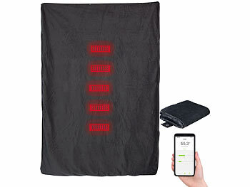 Wilson Gabor 2er-Set Decke mit IR-Heizelement, Bluetooth, App, bis 65°C, 180x135 cm