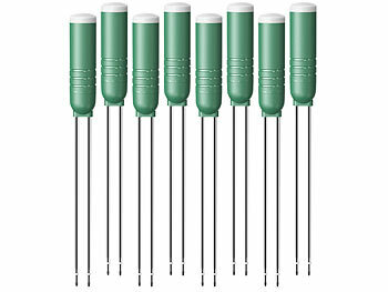 Kombi-Bodenmessgerät: Royal Gardineer 8er-Set Sensoren für 4in1-Funk-Bodenfeuchtigkeitsmesser BFM-100