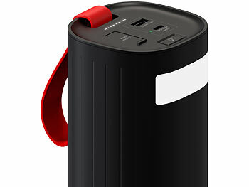 revolt 3in1-Kfz-Starthilfe & Powerbank, LiFePO4, 60 Ah, 600 A, 100 W PD, LED