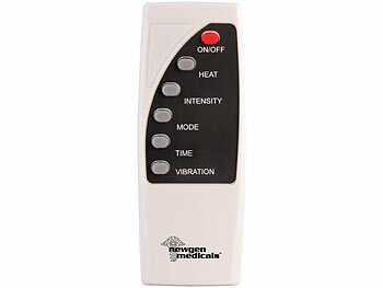 newgen medicals Shiatsu-Fußmassagegerät, 9 Stärken, Wärme, 3 Vibrationsmodi, Timer