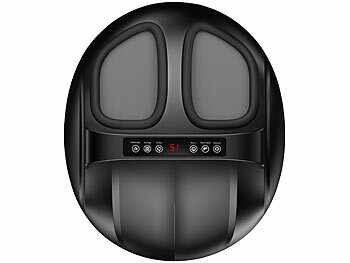 newgen medicals Shiatsu-Fußmassagegerät, 9 Stärken, Wärme, 3 Vibrationsmodi, Timer