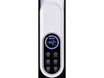 newgen medicals Waden- und Fuß-Massagegerät mit 5 Modi, 9 Stufen, Timer, Fernbedienung 