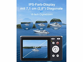 Digitalkamera mit nativer 4K-Auflösung und Autofokus