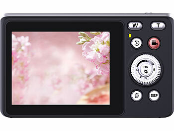 Somikon Digitale Kompaktkamera mit 64 MP, 5K, Autofokus, 16-facher Digitalzoom