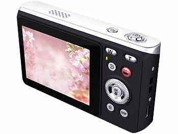Somikon Digitale Kompaktkamera mit 64 MP, 5K, Autofokus, 16-facher Digitalzoom
