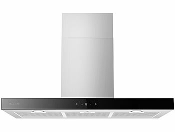 Rosenstein & Söhne Dunstabzugshabe, 90 cm, Umluft/Abluft, 600 m³/Std. Saugleistung, Licht