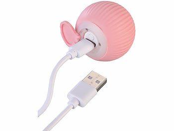 Sweetypet 2er-Set Akku-Katzenspielzeuge mit LED-Licht, blau und pink
