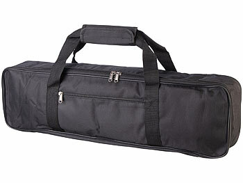 auvisio Faltbares Klavier, 88 halbgewichtete Leuchttasten, App, Tasche,Ständer 