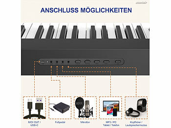 Klavier mit MIDI USB 