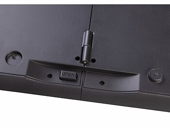 auvisio Faltbares Klavier, 88 halbgewichtete Leuchttasten, App, Tasche,Ständer 