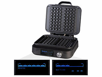 Doppel-Waffeleisen mit Timer für perfekte Waffeln