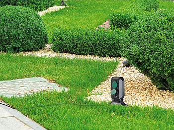 Royal Gardineer 2-fach-Garten-Steckdose mit Zeitschaltuhr, Versandrückläufer