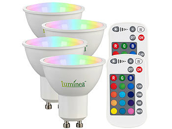 LED-Leuchtmittel GU10 Farbwechsel