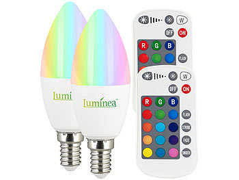 LED-Kerzen E14 RGBW-Lichter