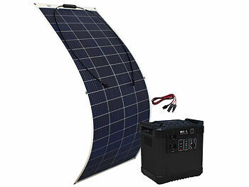 Solar-Powerbank 12V: revolt Powerstation & Solar-Generator mit 1.456 Wh & 200-Watt-Solarmodul