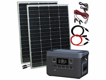 Solarzelle mit Powerbank