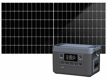 Notstromaggregat mit Solaranlage