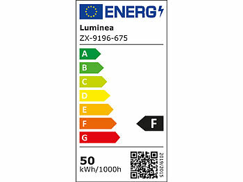 Luminea Wetterfester LED-Fluter, Radar-Bewegungssensor, 50W, 3.000K, 4.000lm