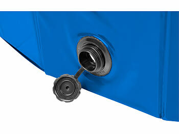 Sweetypet Faltbarer XL-Hundepool mit rutschfestem Boden, 120x30 cm, blau