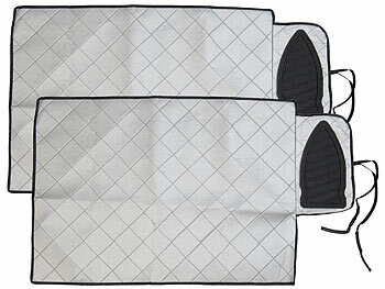 infactory Decken für Bügeln: 2er-Set magnetische Bügeldecken, 68 x 48 cm,  mit Silikonauflage (Bügel-Matte)